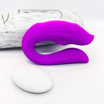 Hidden Harmony Wearable Suction Vibrator With Remote purple