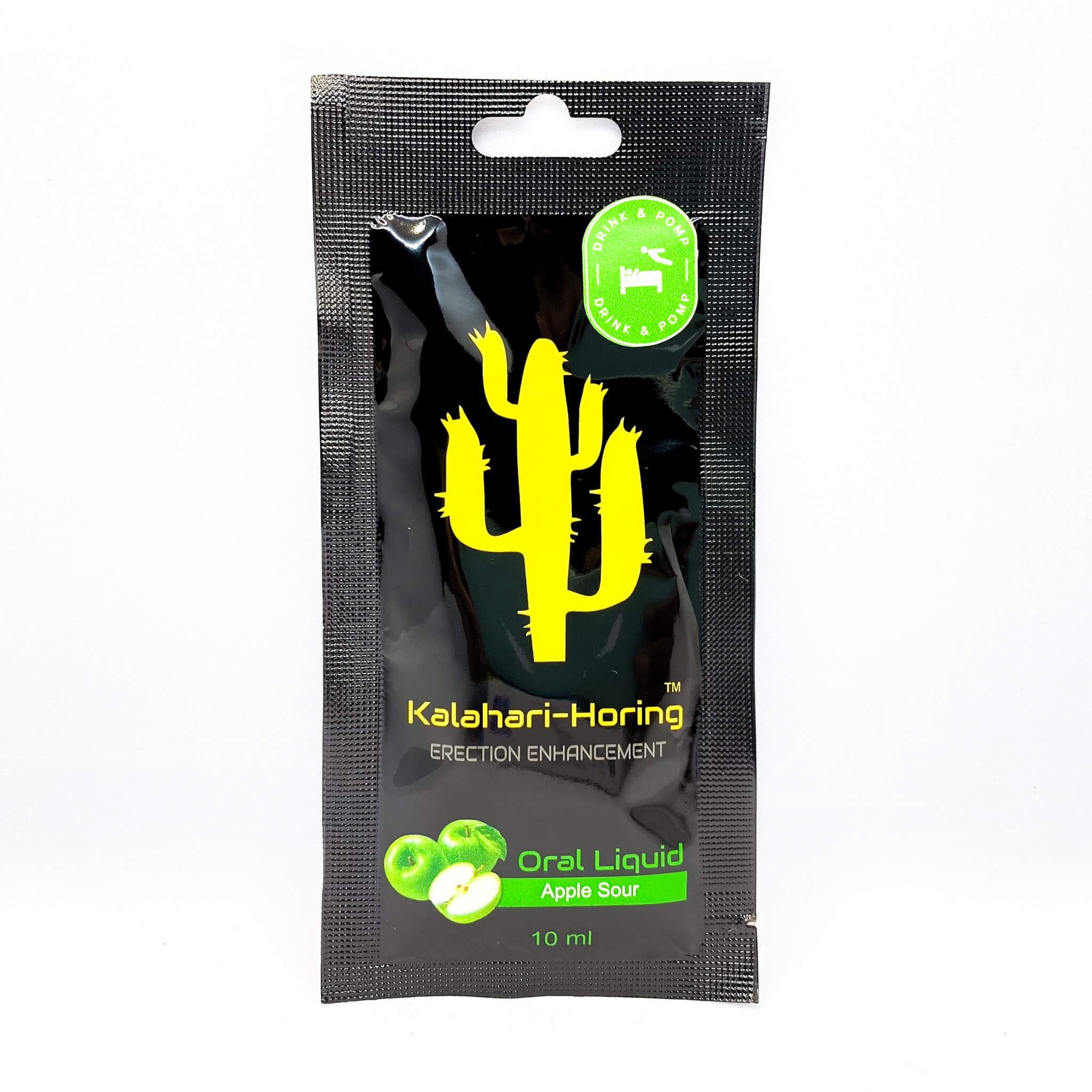 Kalahari Horing Drink & Pomp Male Erection Booster Oral Liquid - Apple Sour