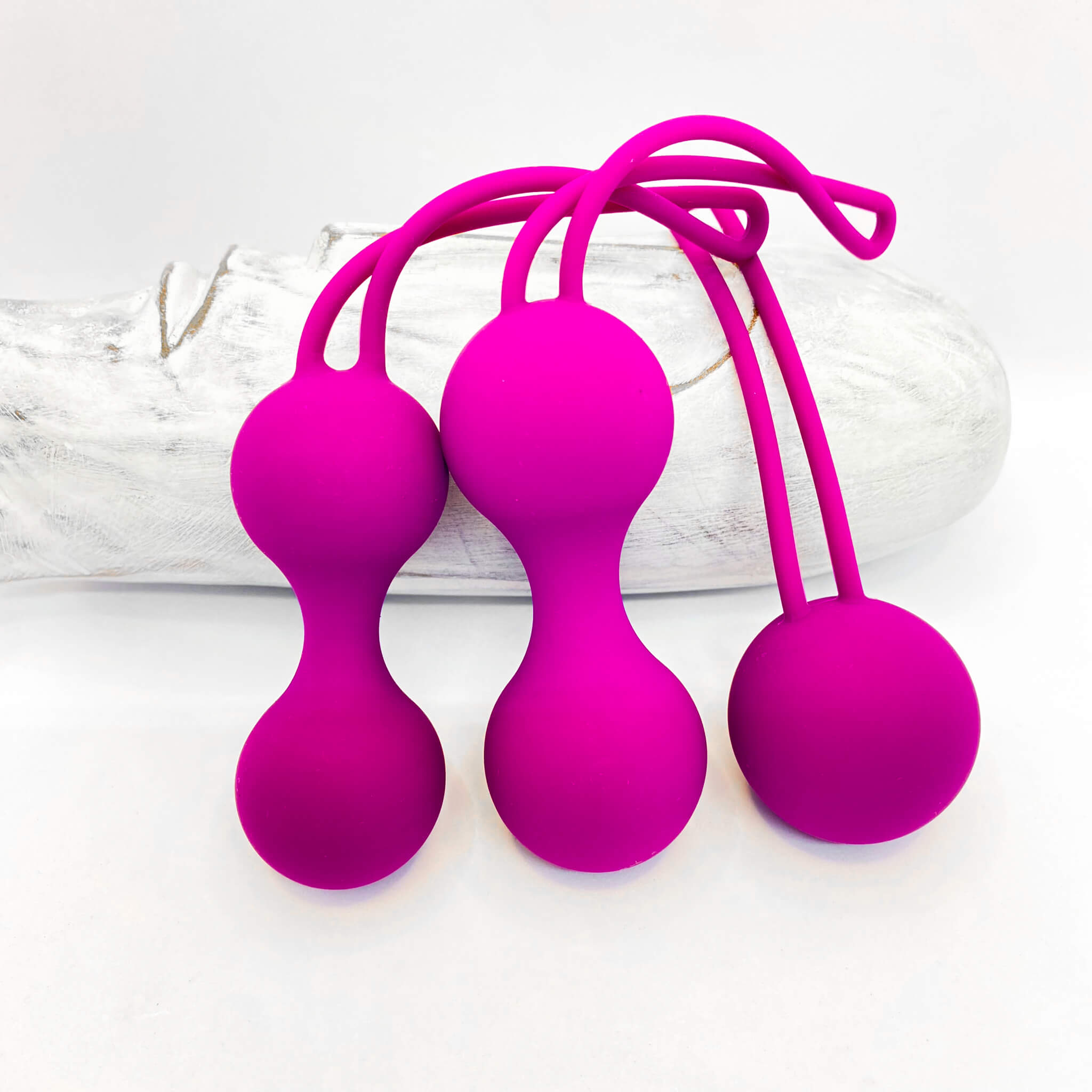 Kegel balls set purple