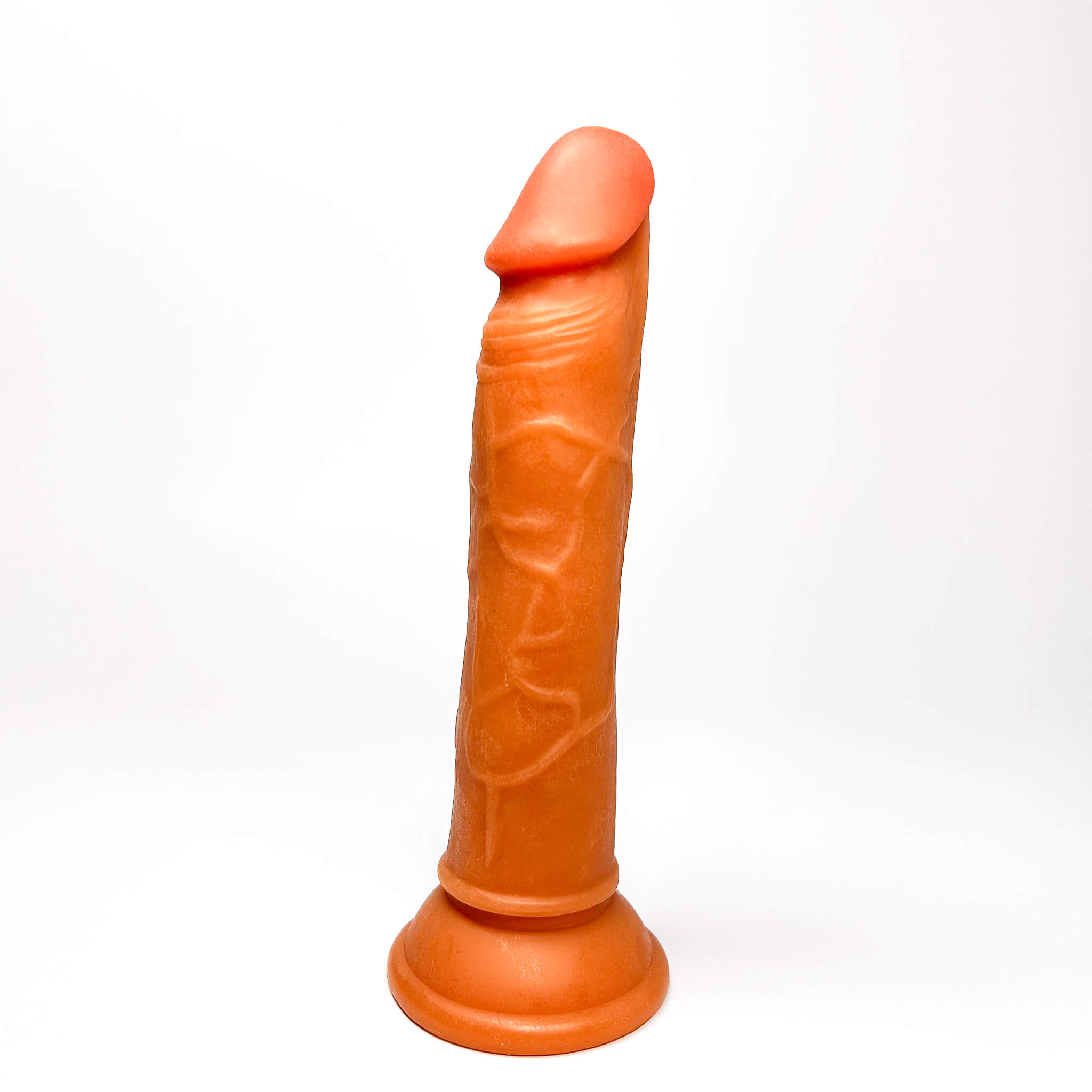Brown Lance's Cock Ultra Realistic 7.5 Inch Dildo on a white background