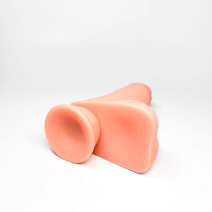 Lances cock 6.9inch dildo on a white background
