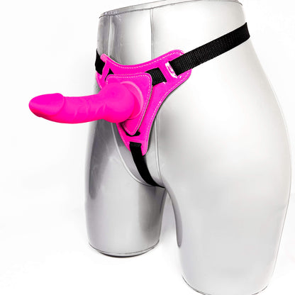 LustLine Silicone Strap-On Dildo Pink