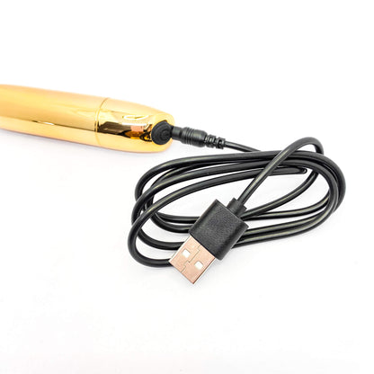 rechargeable bullet vibrator gold