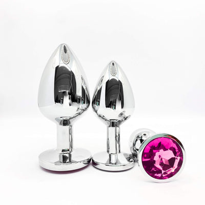 Metal butt plug set