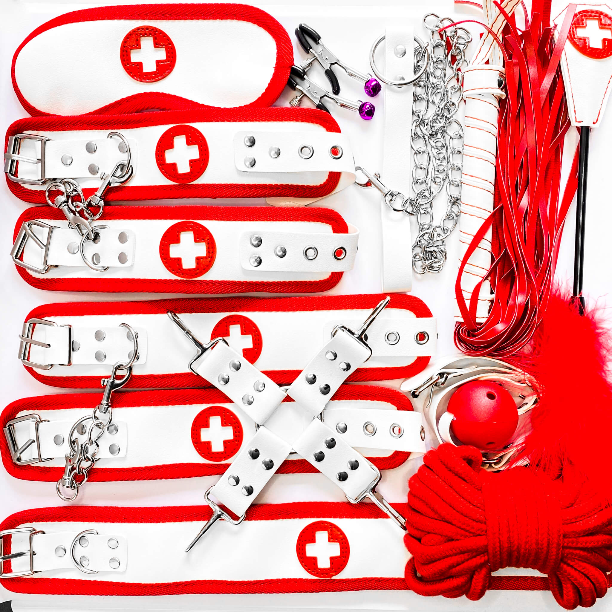 naughty nurse bondage kit 