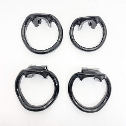 Resin Chastity Cage with 4 Rings