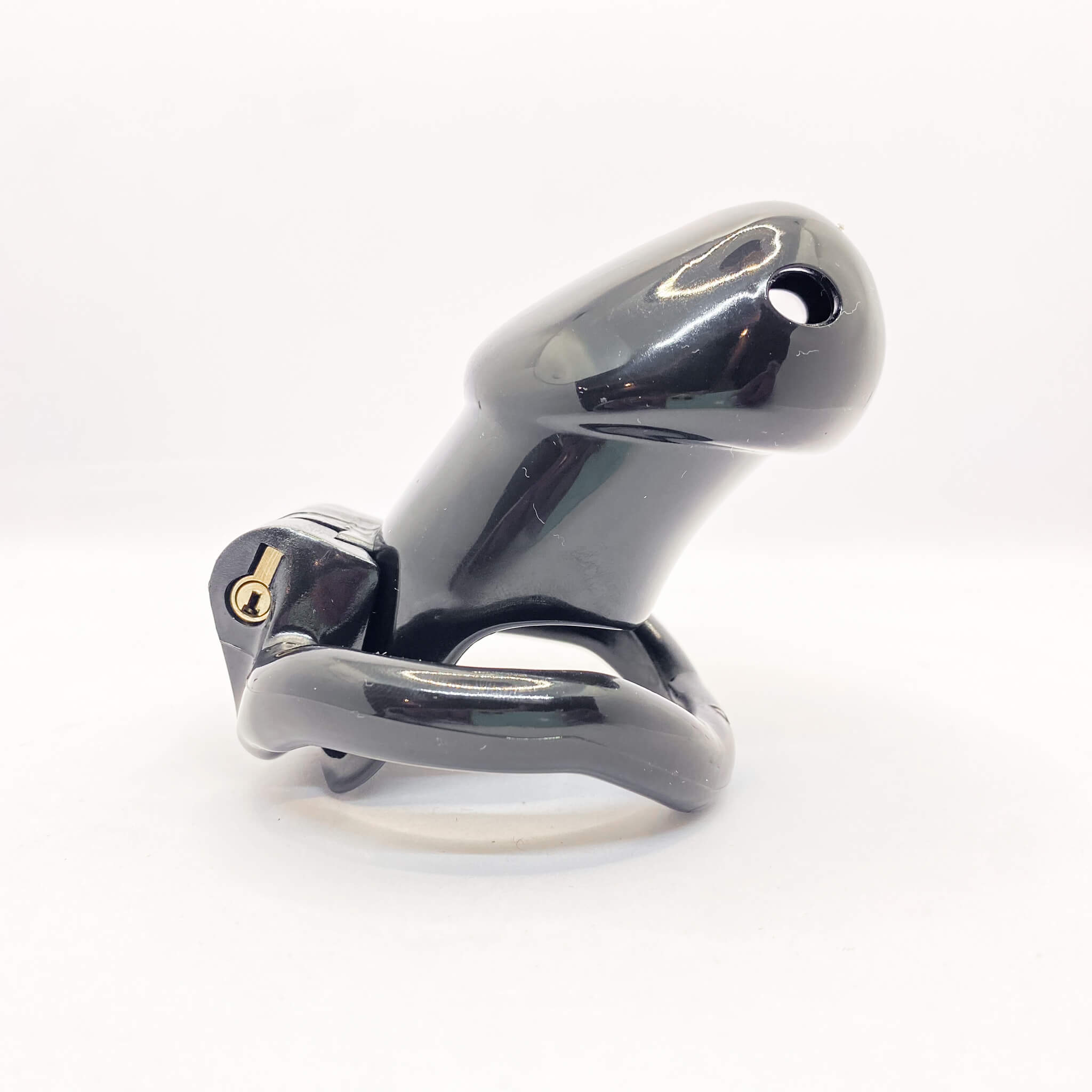 Resin Chastity Cage with 4 Rings
