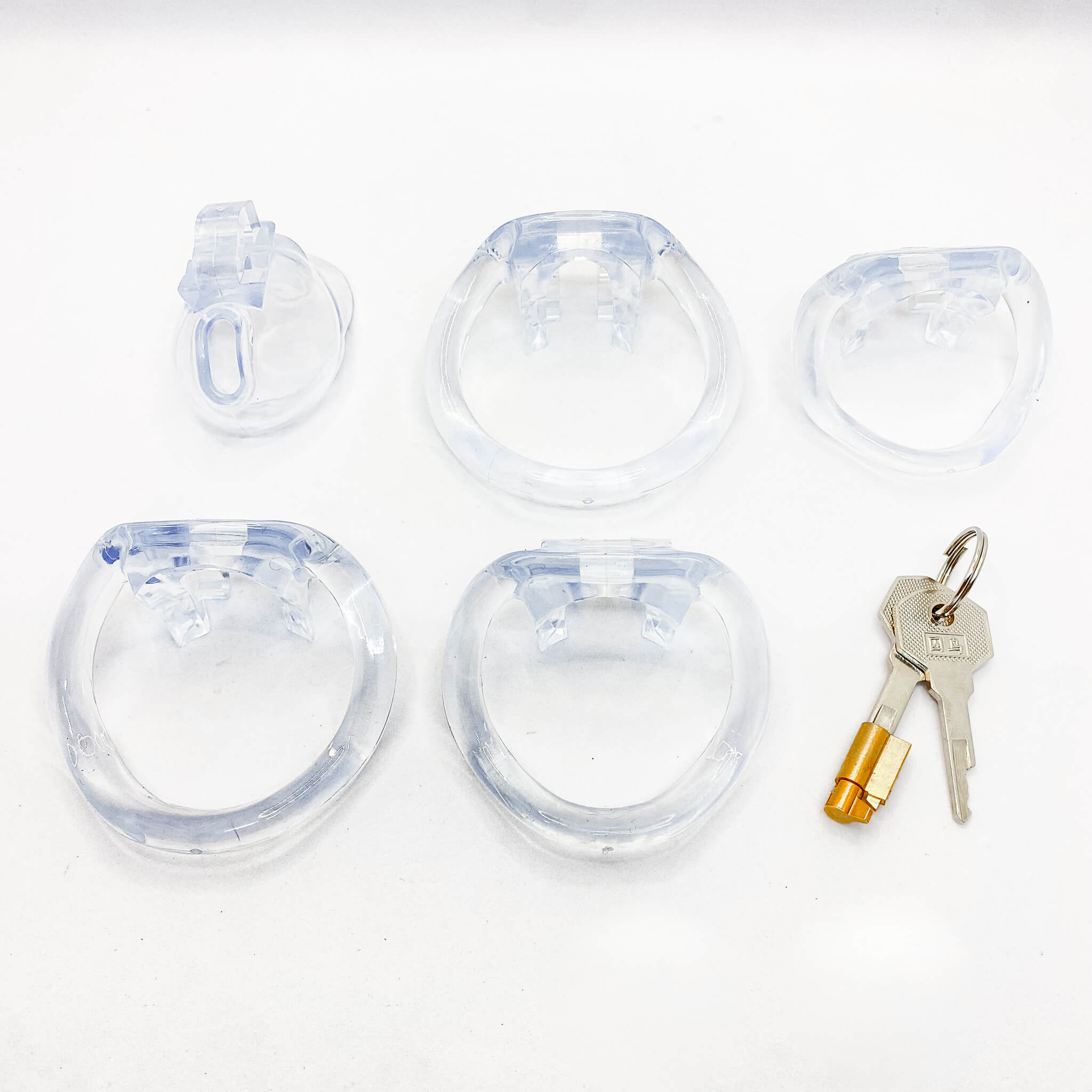 Nub Male Chastity Cage clear
