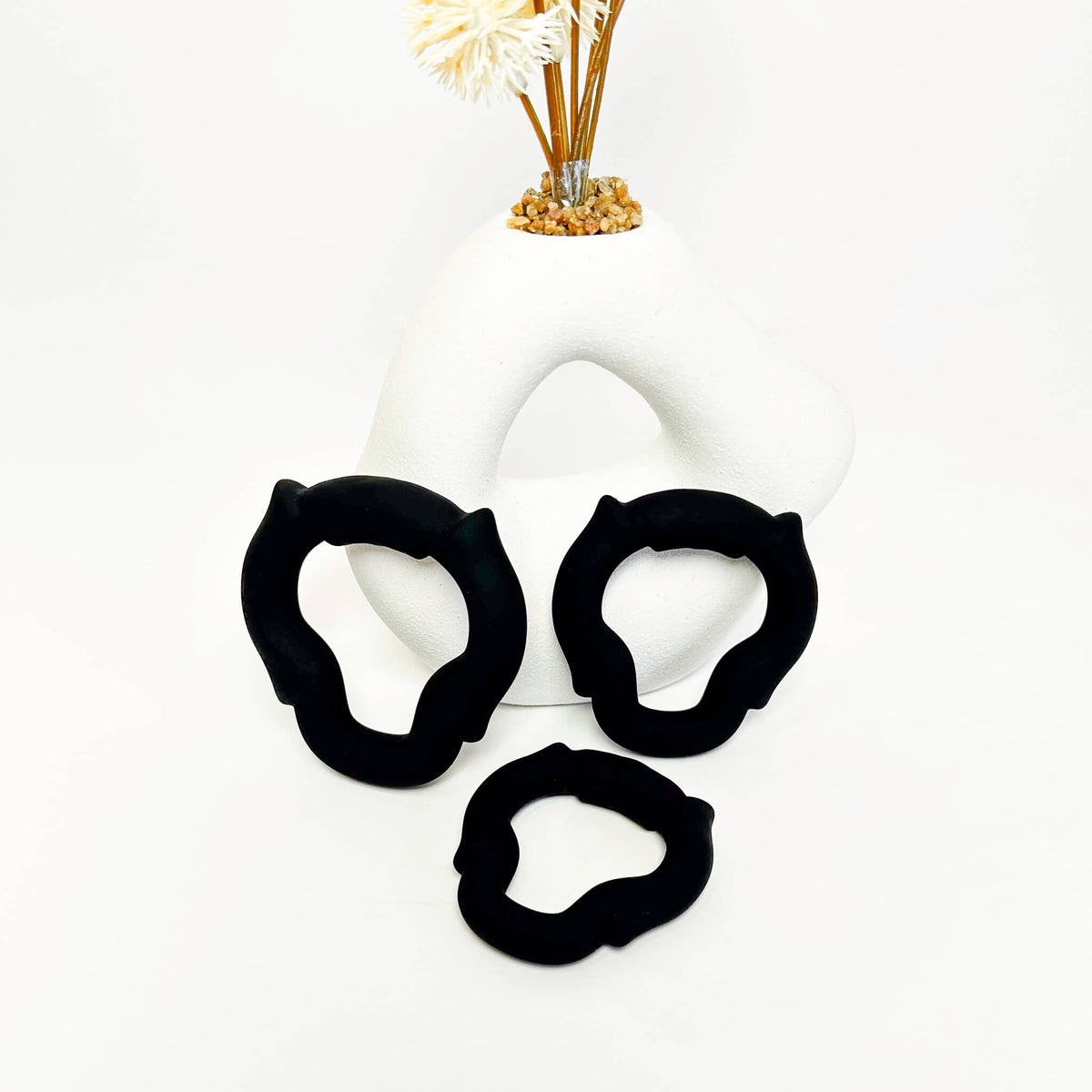 Open Fit Silicone Cock Ring Set