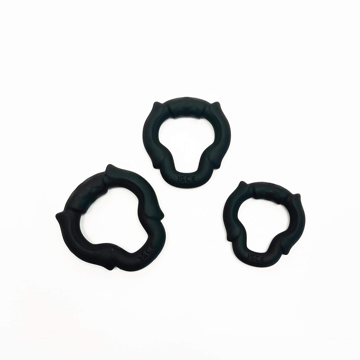 Open Fit Silicone Cock Ring Set