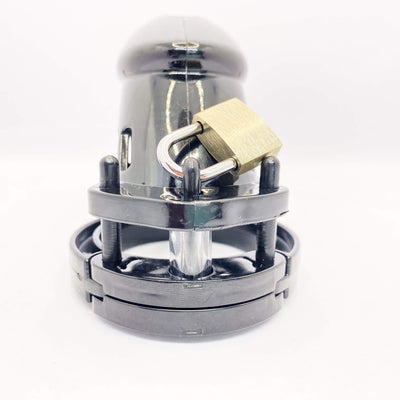Plastic Male Chastity Cage black