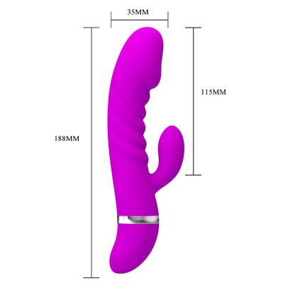 Pretty Love Tracy Rabbit Vibe - 7 Functions dimensions