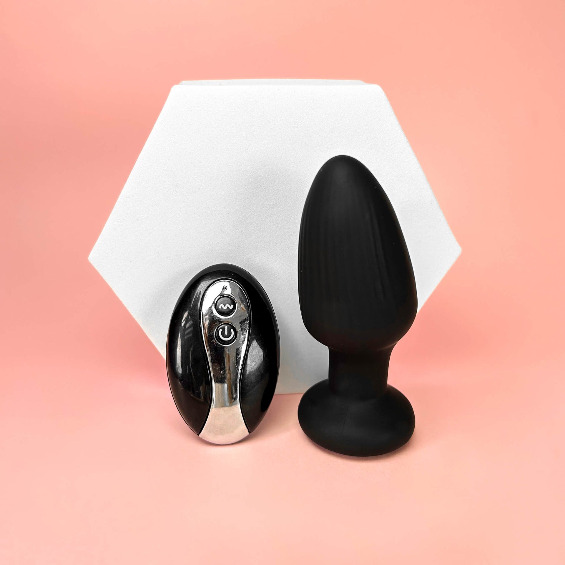 Rainbow Glow 360 Rotating Vibrating Butt Plug - 4Play Essentials Rainbow Glow 360 Rotating Vibrating Butt Plug - 4Play Essentials