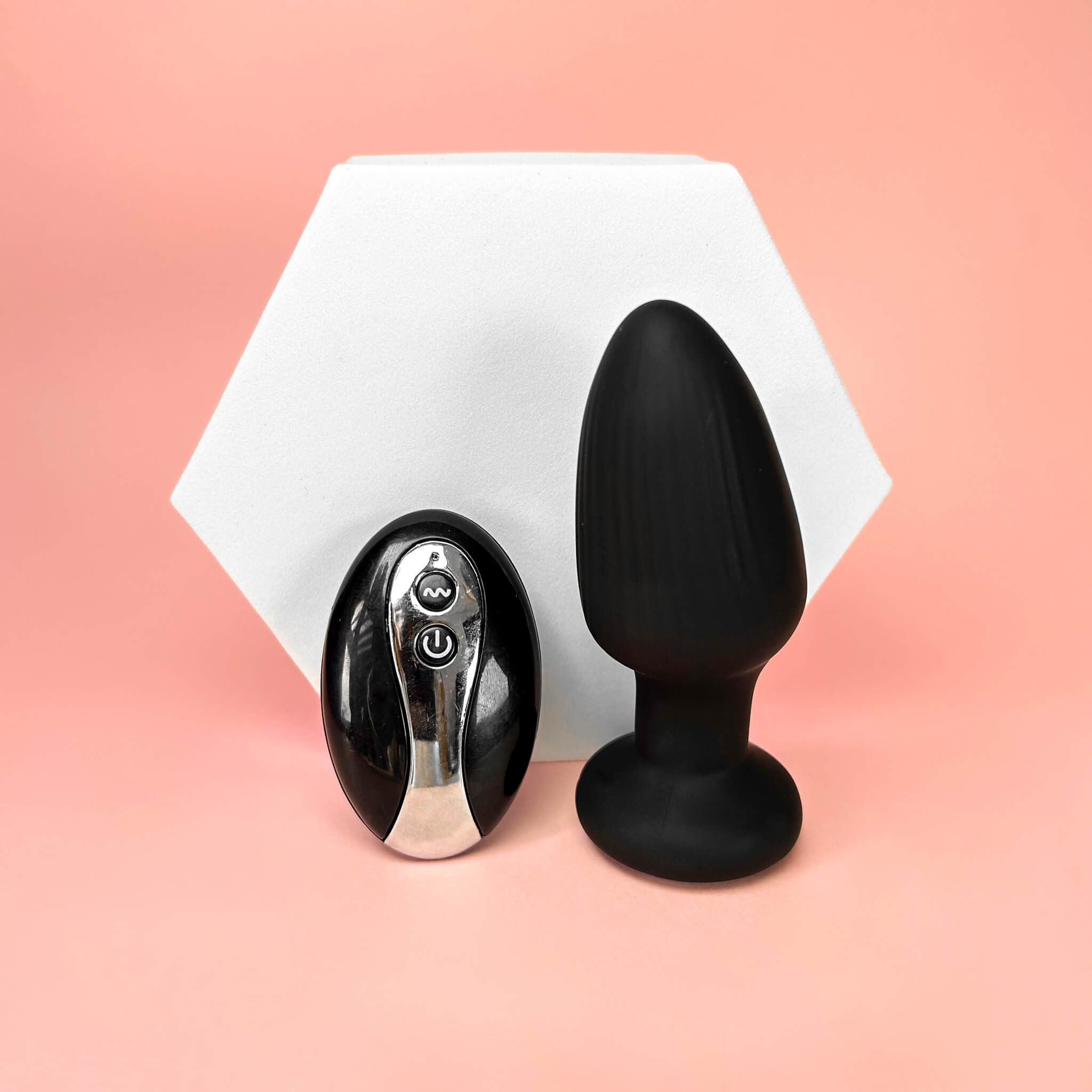 Rainbow Glow 360° Rotating Vibrating Butt Plug