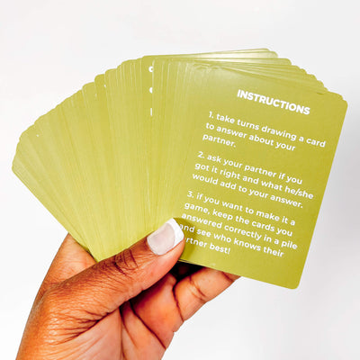 Realizations Couples Card Game