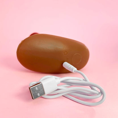 Remote Heating Thrusting & Vibrating Silicone Dildo (16cm)