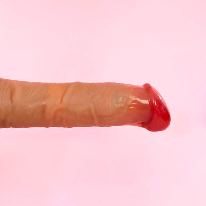 Remote Heating Thrusting & Vibrating Silicone Dildo (16cm)