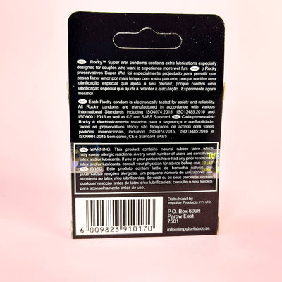 Rocky Super Wet Condoms