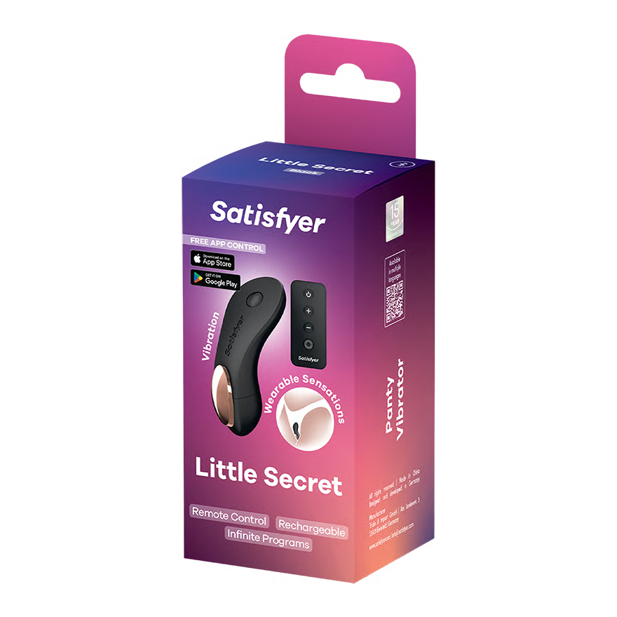 Satisfyer Little Secret product packaging on a white background