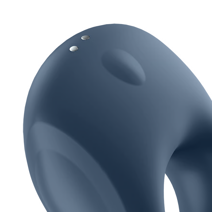 Satisfyer Strong One Vibrating Cock Ring with App Control on a white background
