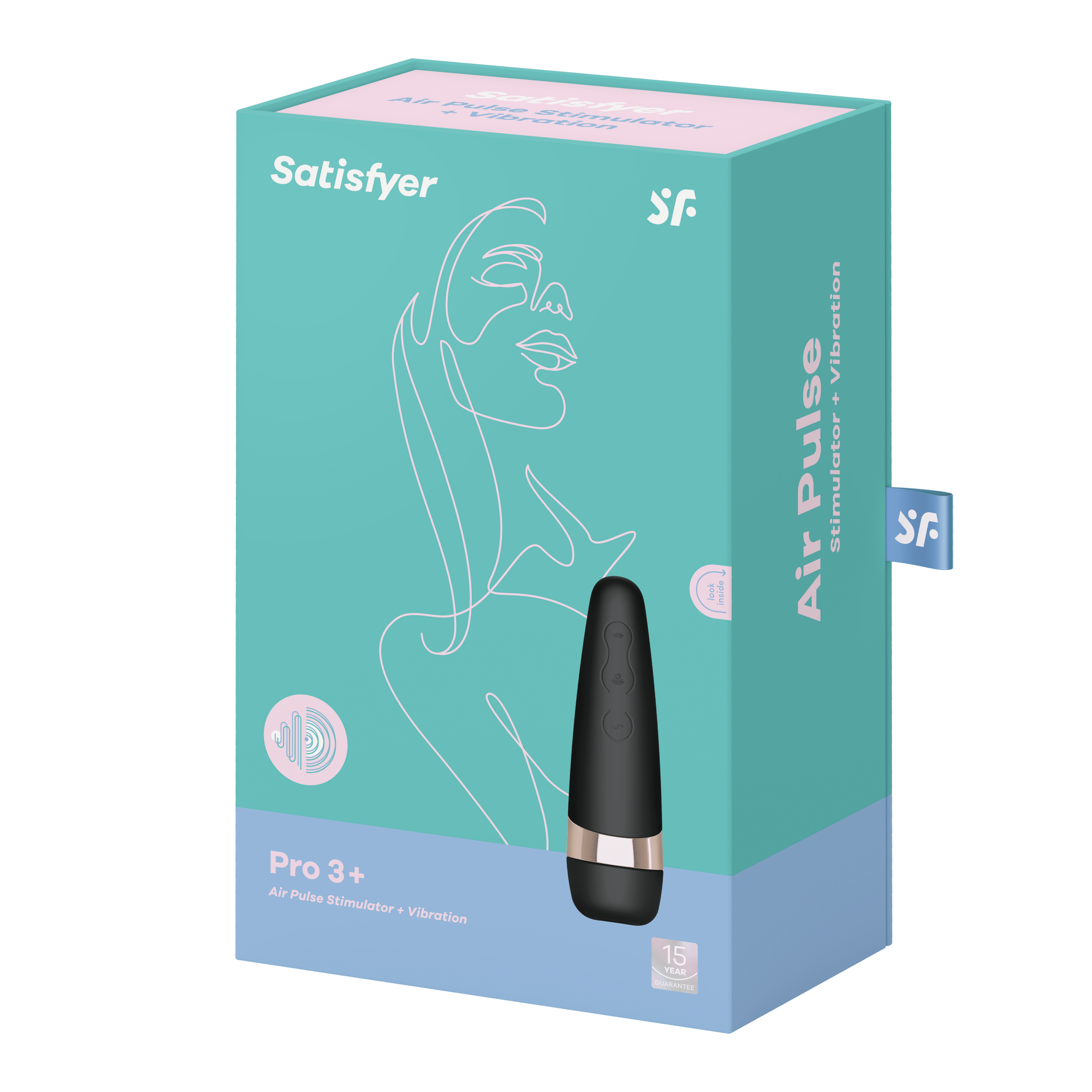 Satisfyer Pro 3+ Air Pulse Vibrator Box