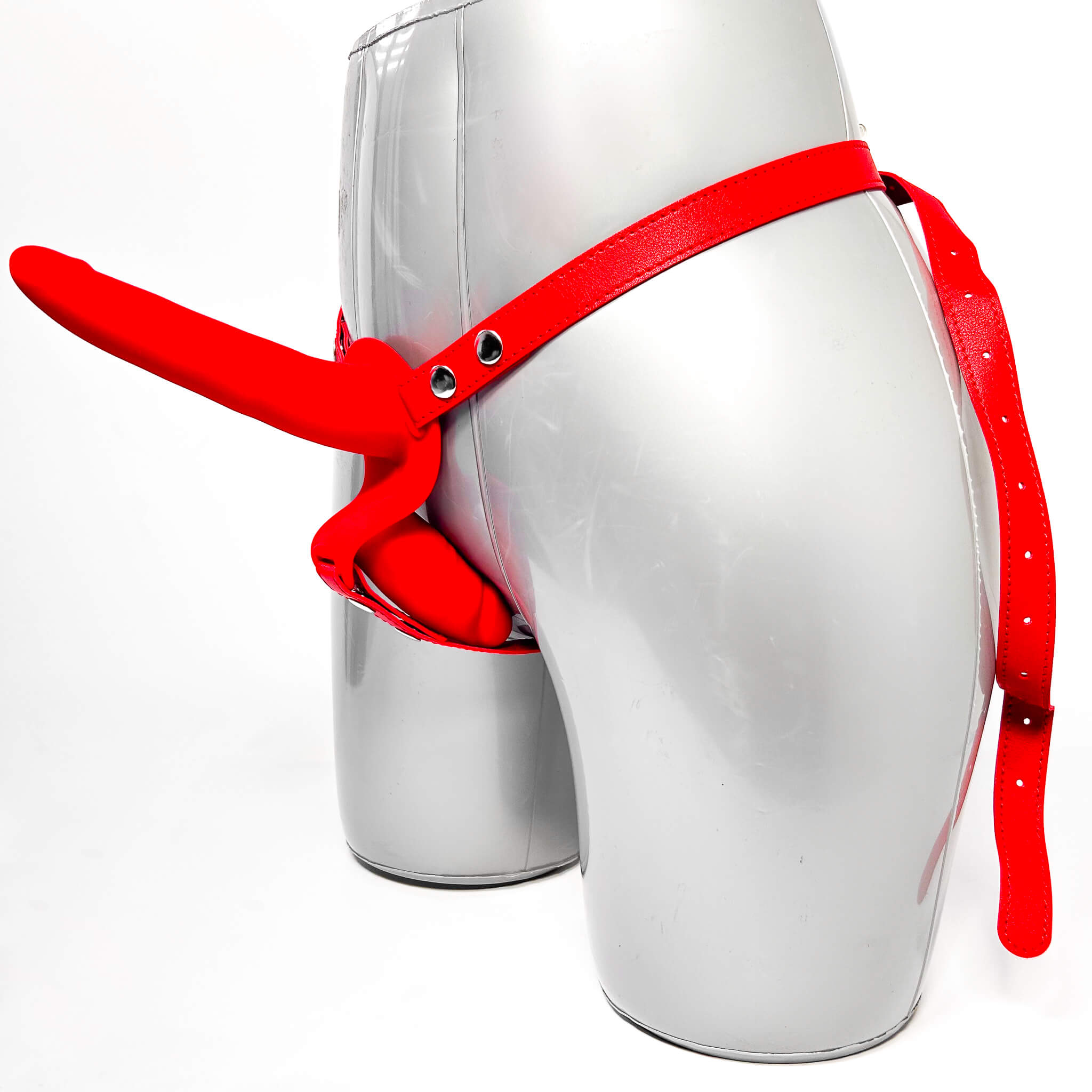 Shared Secrets Double Strap-On with Silicone Dildos