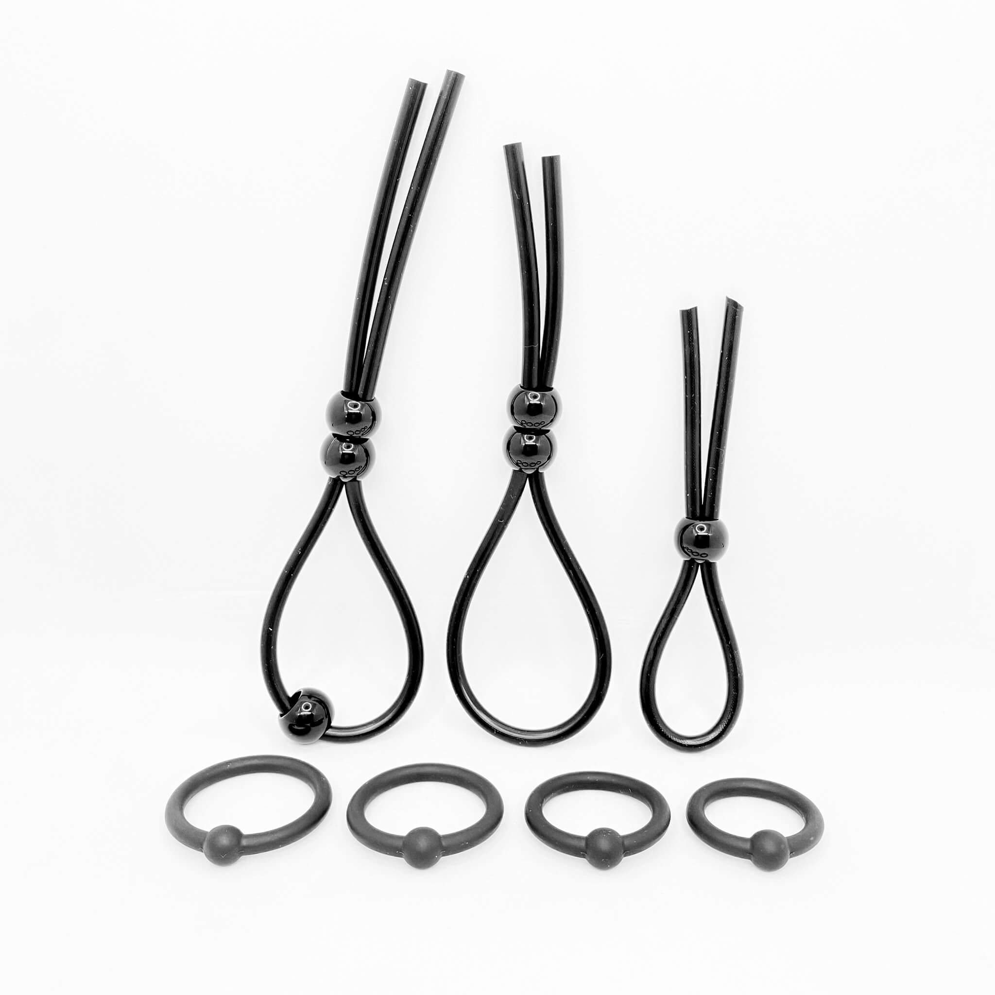 Silicone Cock Ring and Loop Set