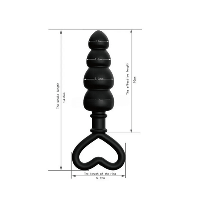 Silicone Anal Probe dimensions