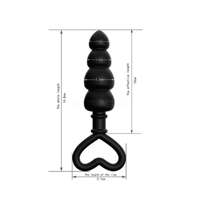 Silicone Anal Probe dimensions