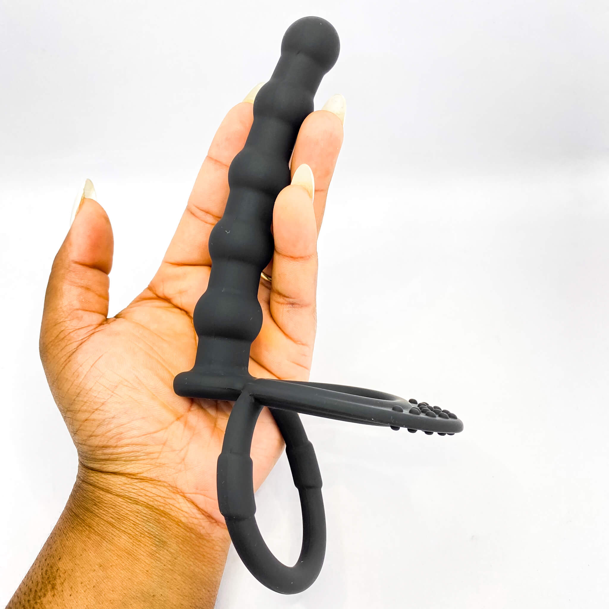Silicone Double Penetration Strap-On Cock Ring South Africa