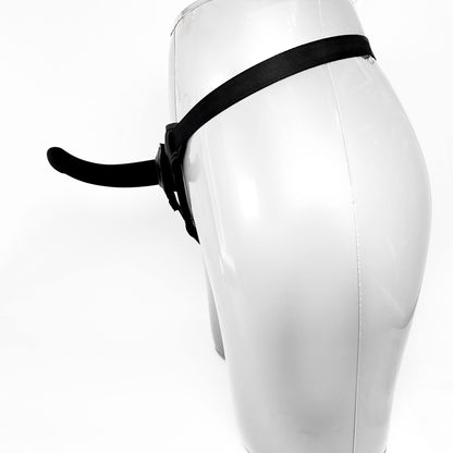 Small Unisex Strap-On Harness with G-Spot Dildo - 15cm