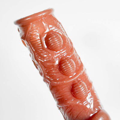 Studded Penis Sleeve with Ball Loop (16.8cm)