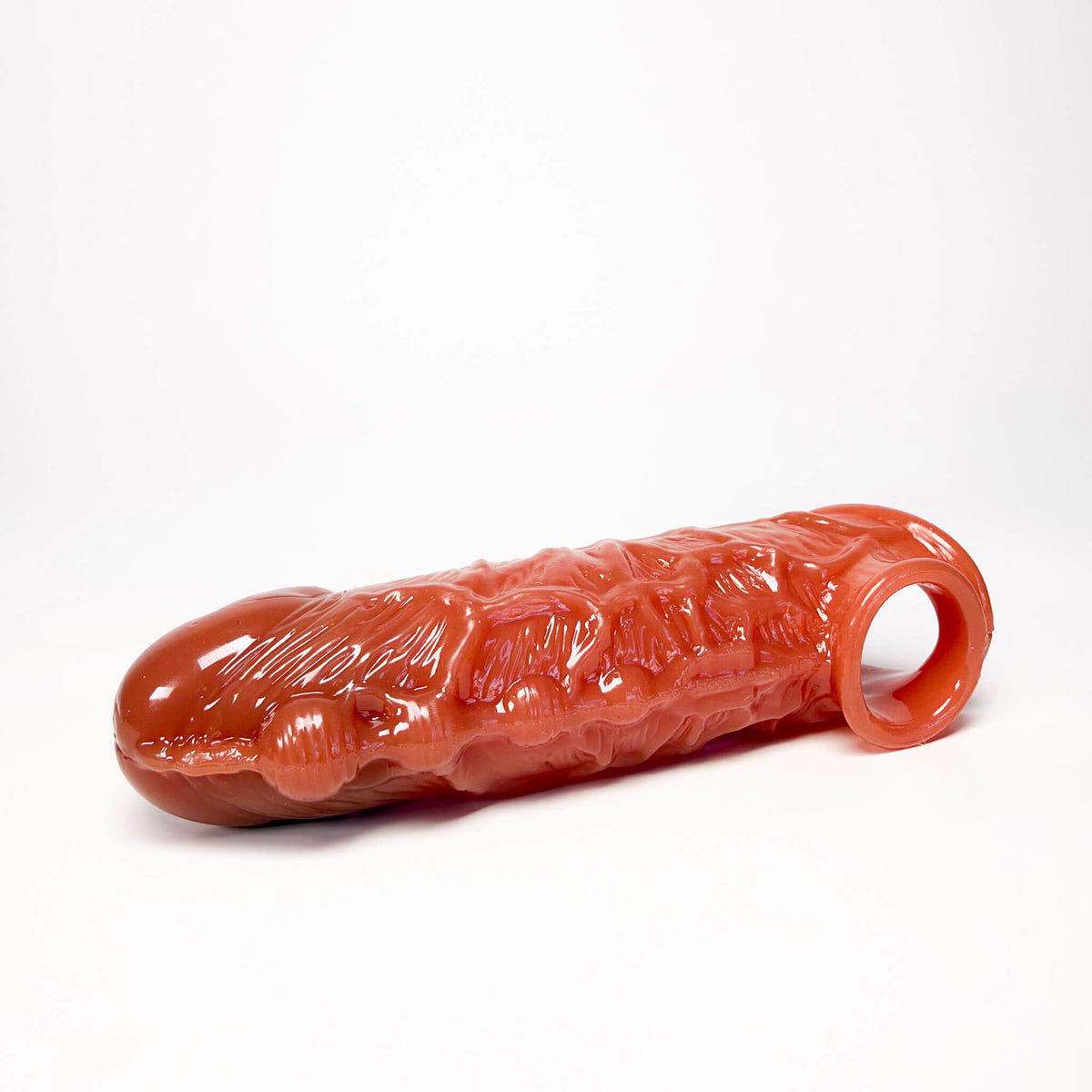 Studded Penis Sleeve with Ball Loop (16.8cm)