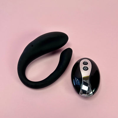 Sync Curve Dual-Motor Couples Vibrator Purple Black