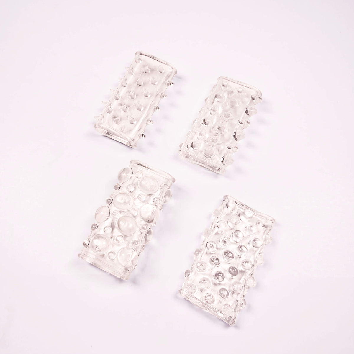 Texture Teasers Mini Penis Sleeve Set – 4 Pack