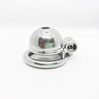 The Bell Short Metal Chastity Cage