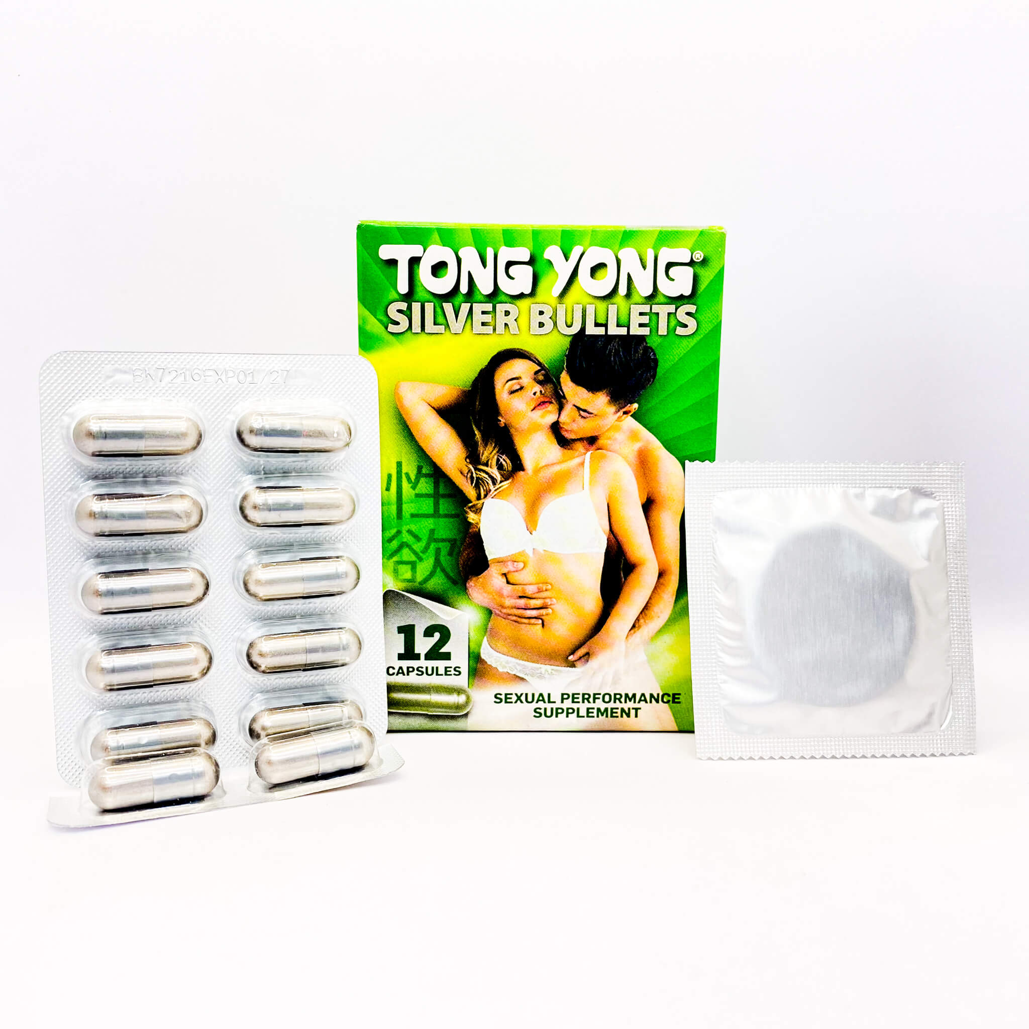 Tong Yong Silver Bullets for Men and Women (12 capsules)