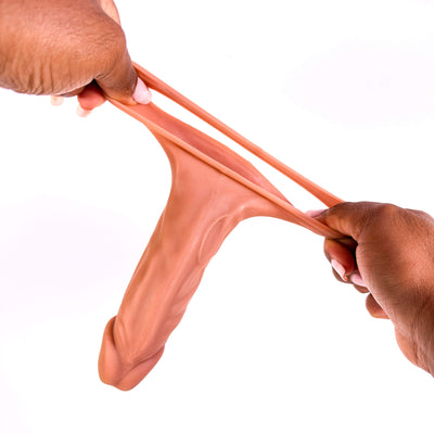 TopNotch Realistic Penis Sleeve with Ball Loop (17cm)