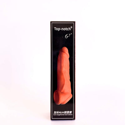 TopNotch Realistic Penis Sleeve with Ball Loop (17cm)