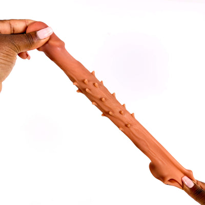 TopNotch Textured Penis Sleeve with Ball Loop (15.5cm)
