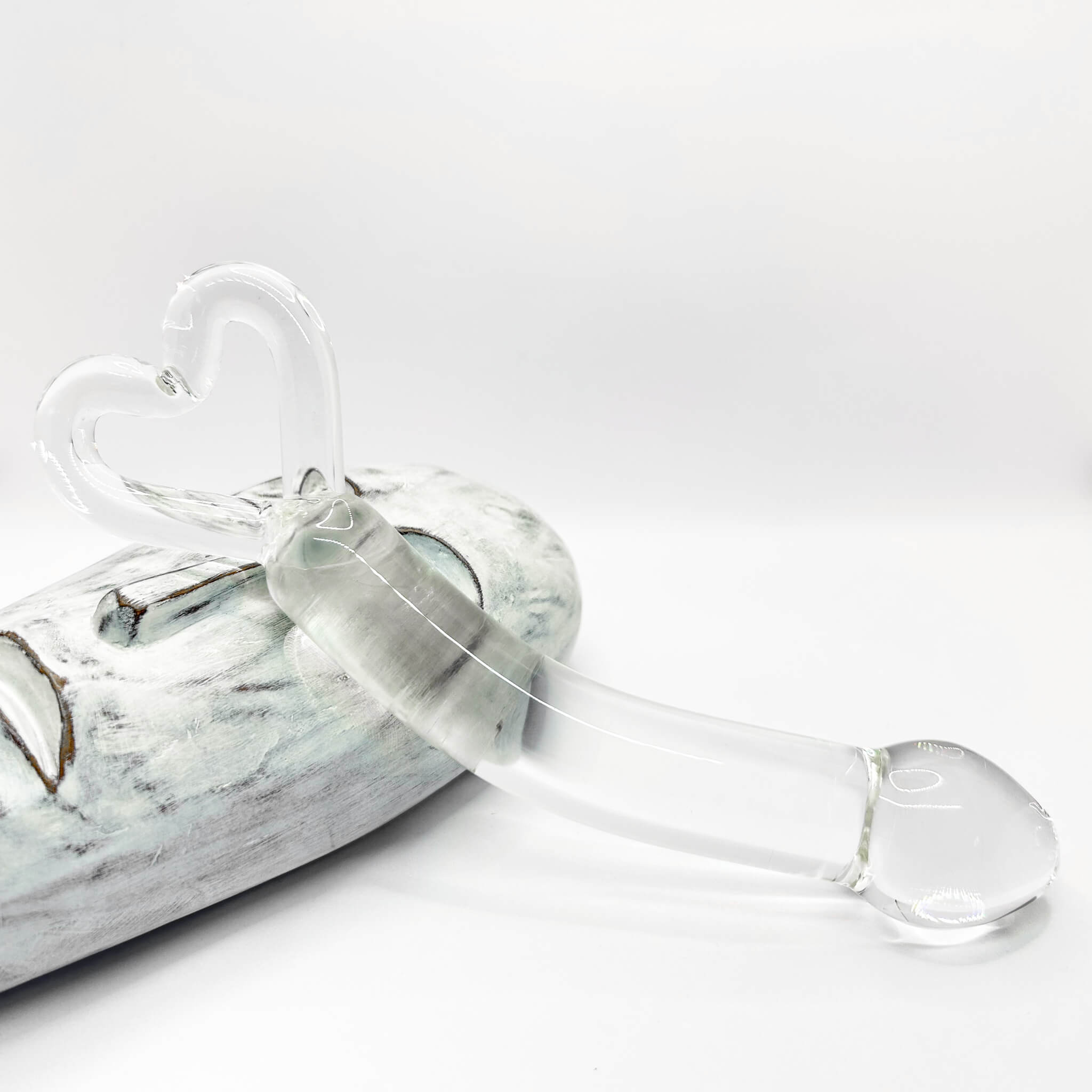 Cupids Arrow Curved Glass Massager