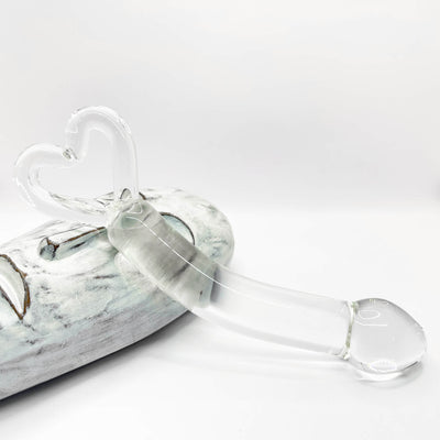 Cupids Arrow Curved Glass Massager