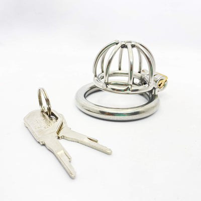 Ultra Small Metal Chastity Cage device
