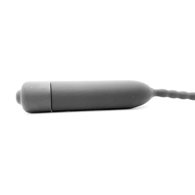 Beaded Vibrating Silicone Penis Plug - 4Play Essentials