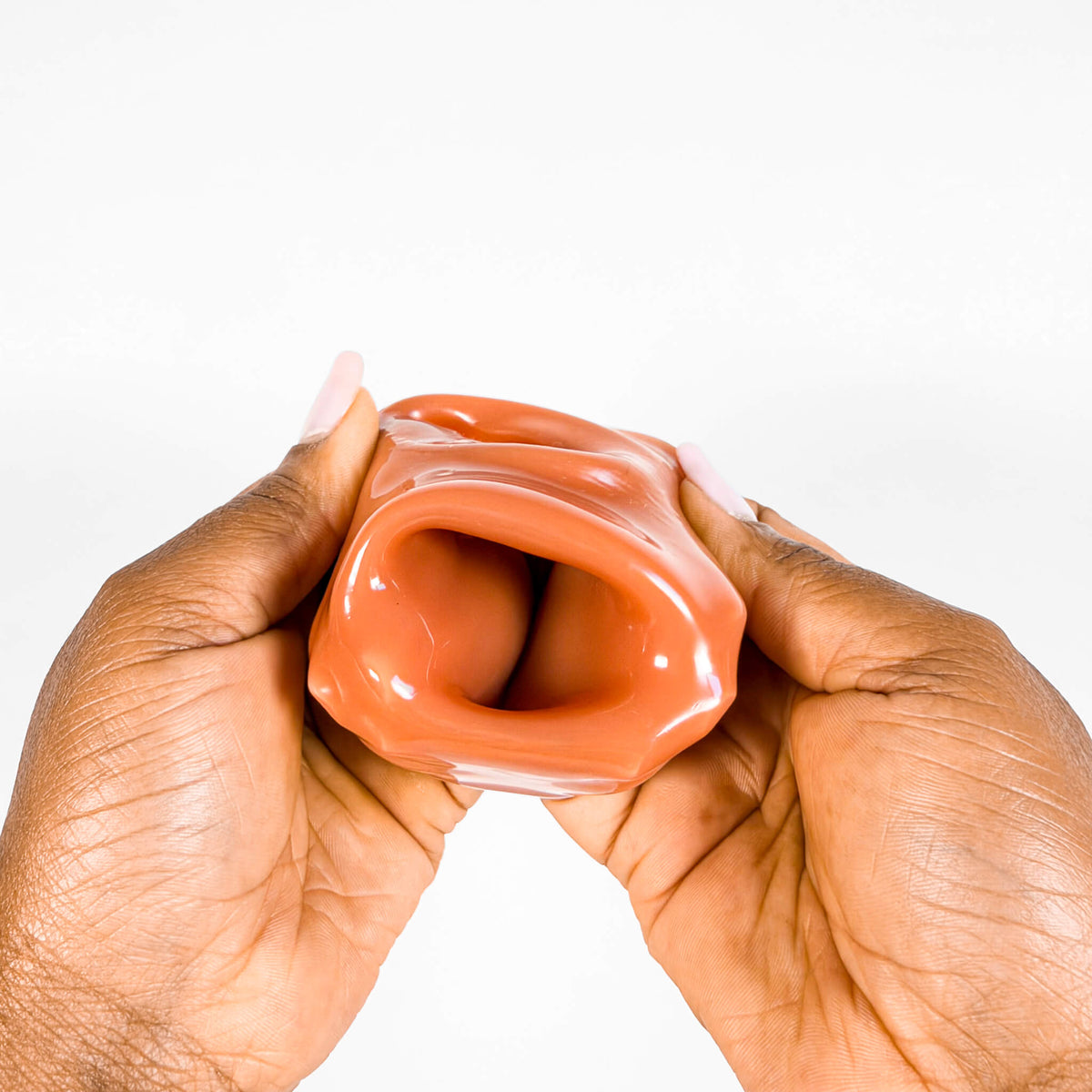 Veined Penis Sleeve with Ball Loop (15.5cm)