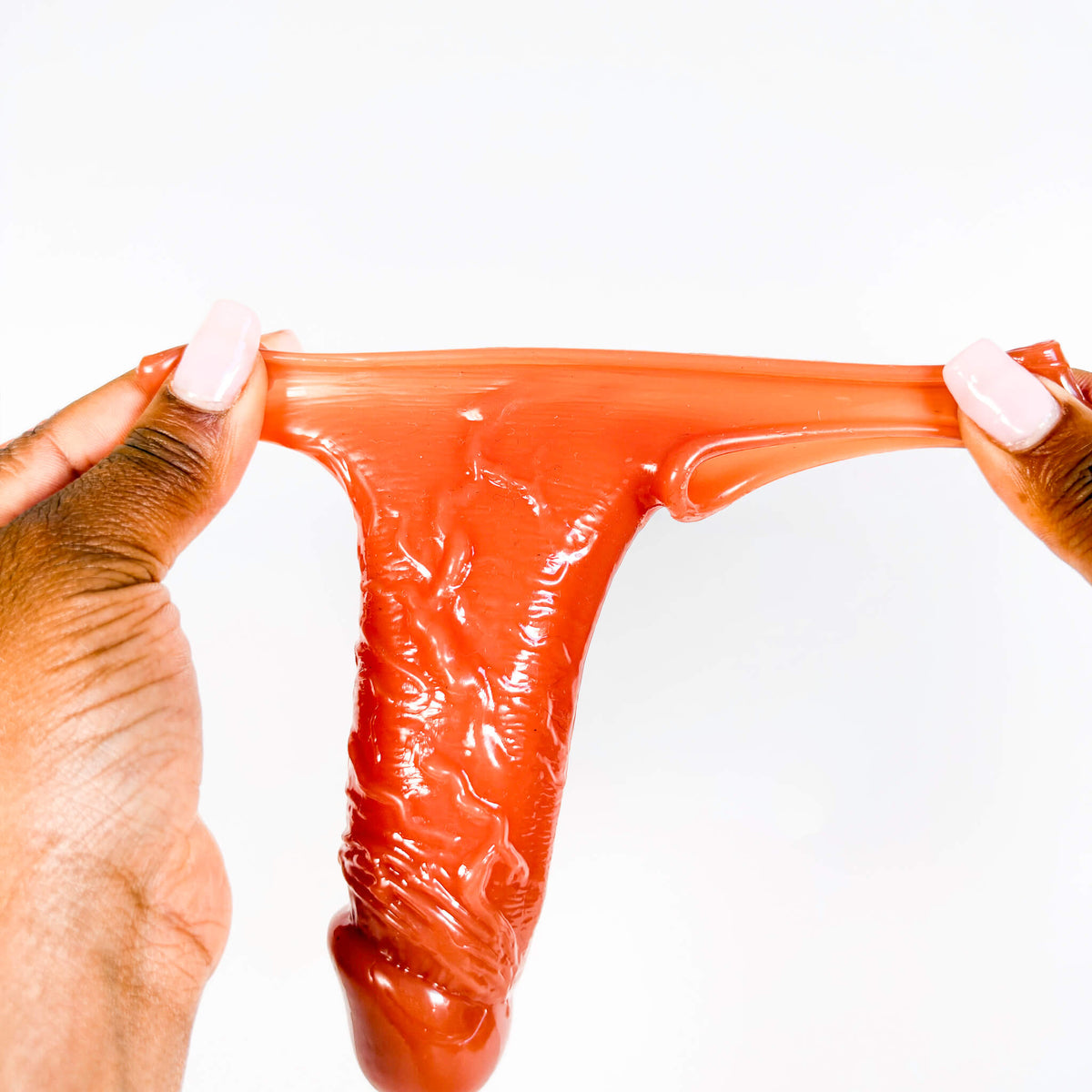 Veined Penis Sleeve with Ball Loop (15.5cm)