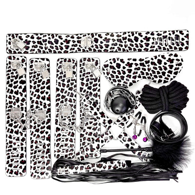 Wild Side Leopard Bondage Kit