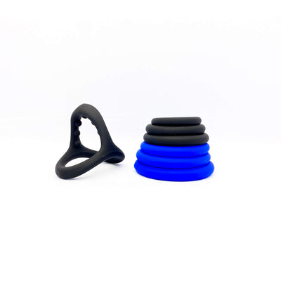 best cock ring set blue