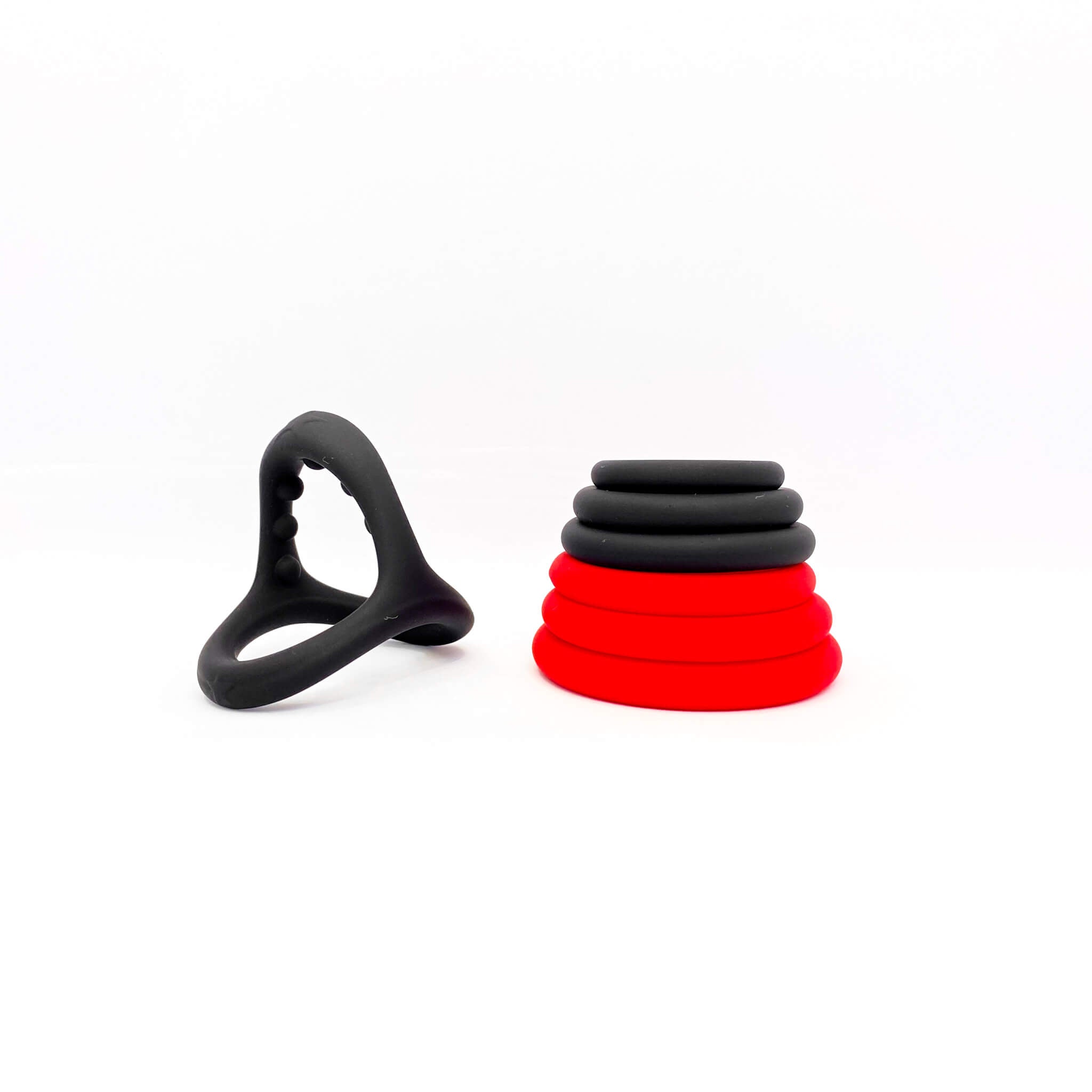 best cock ring set red