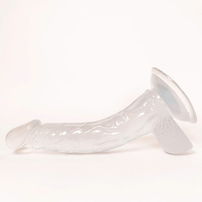 curved dildo online on a white background